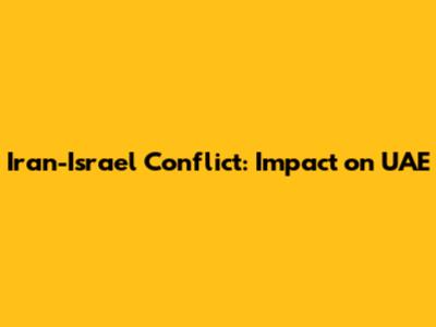 Iran-Israel Conflict: Impact on UAE