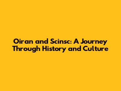 Oiran and Scinsc: A Journey Through History and Culture